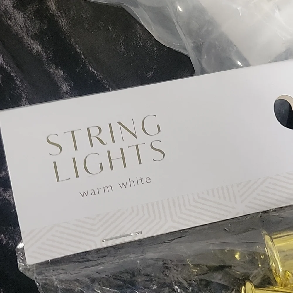 5 For 25.00/1 Set/String Lights/New in bags,batteries Needed